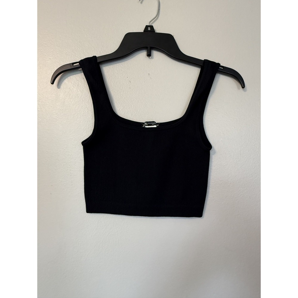 Zara Black tank top cropped Size XS